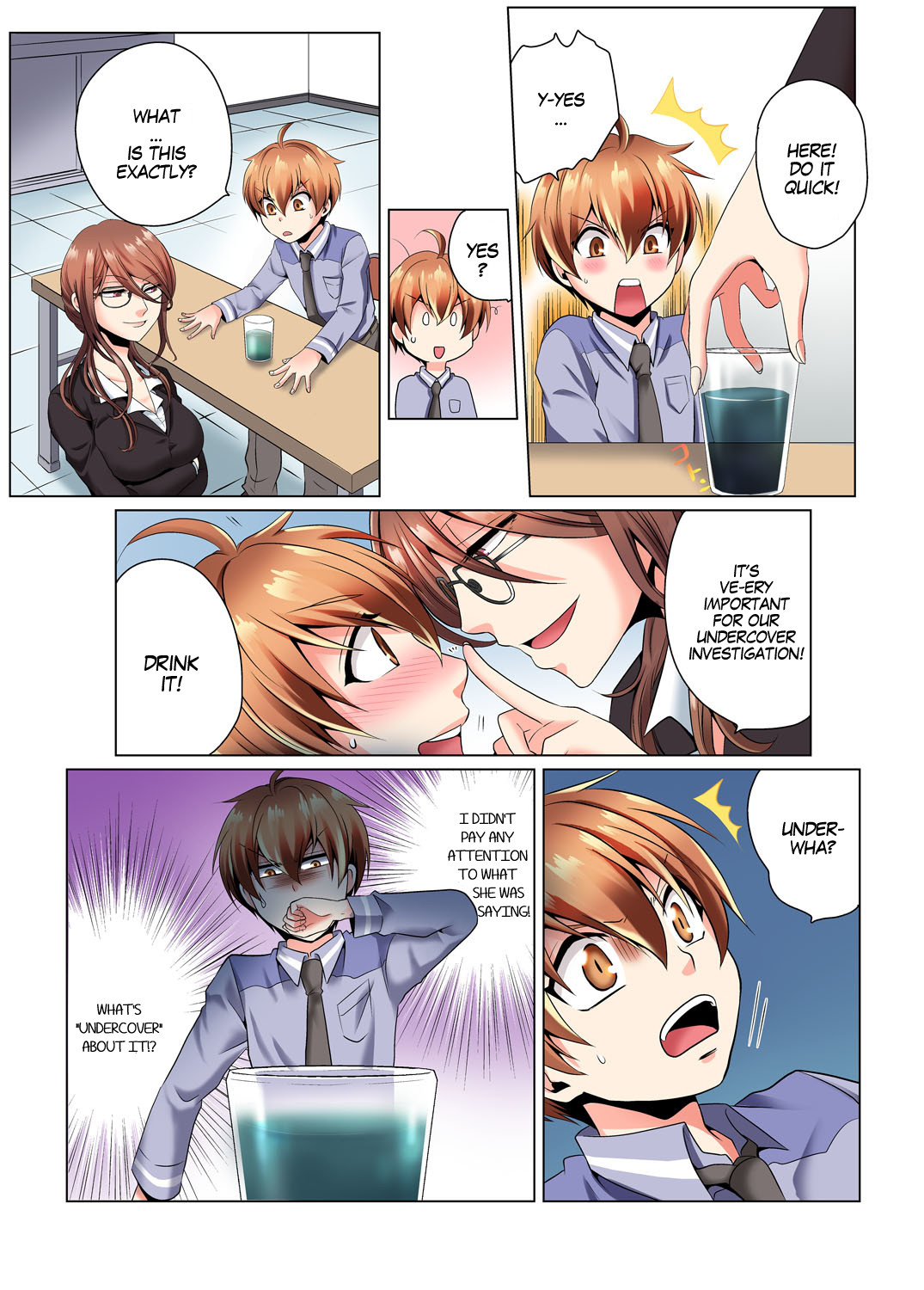 Hentai Manga Comic-Sexy Undercover Investigation! Don't spread it too much! Lewd TS Physical Examination Ch.1-2-Read-8